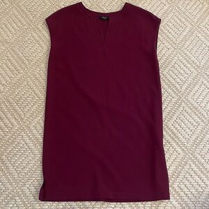 Theory maroon/burgundy mini dress